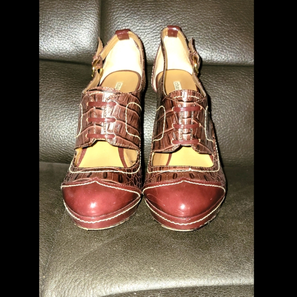Charles David Oxford Cut Out Platforms